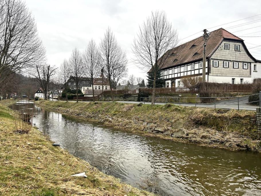Fewo Marie Im Ferienhaus Selma In Zentraler Lage Grossschonau Bagian luar foto