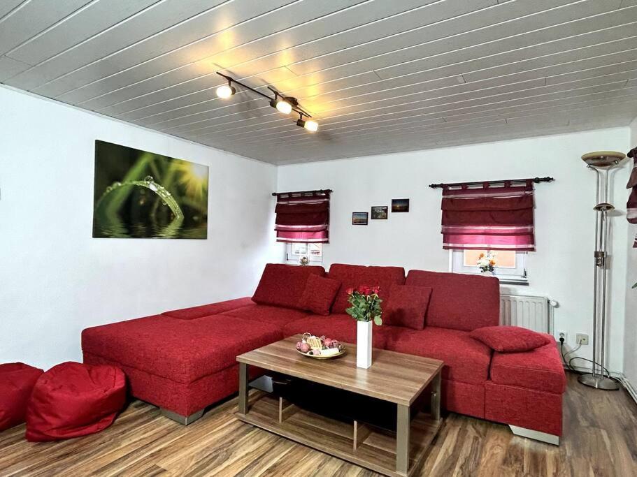 Fewo Marie Im Ferienhaus Selma In Zentraler Lage Grossschonau Bagian luar foto